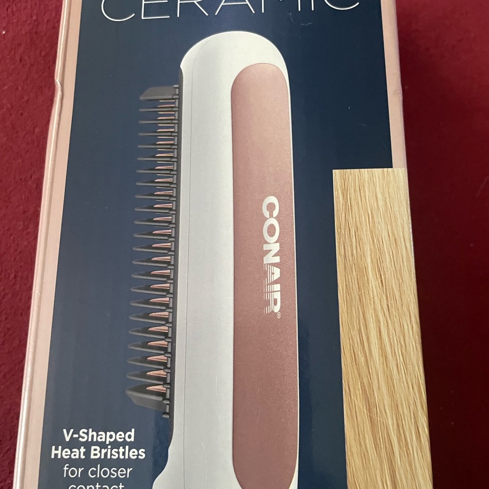 Conair Double Ceramic Hair straight brush - Picture 2 of 4
